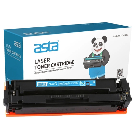 ASTA HP 410A (CF411A) Compatible Printer Toner Cartridge - CYAN