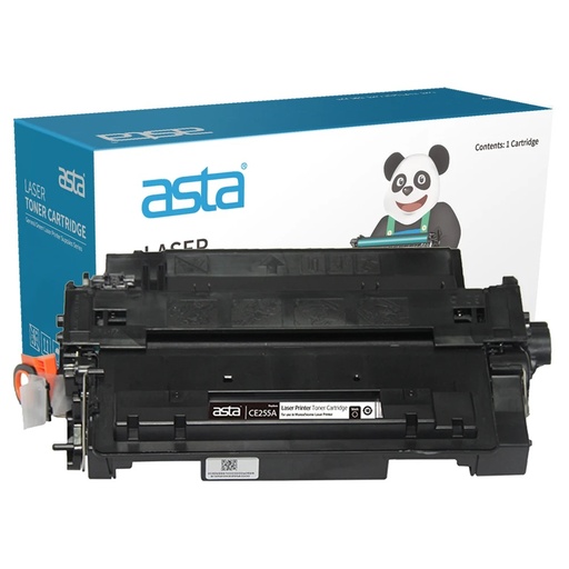ASTA HP 55A (CE255A) Compatible Printer Toner Cartridge - BLACK