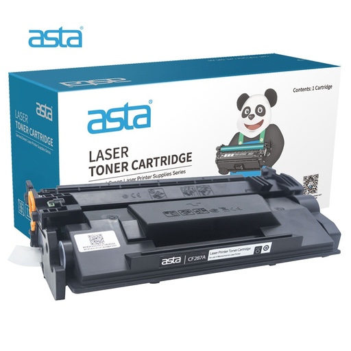 ASTA HP 87A (CF287A) Compatible Printer Toner Cartridge - BLACK