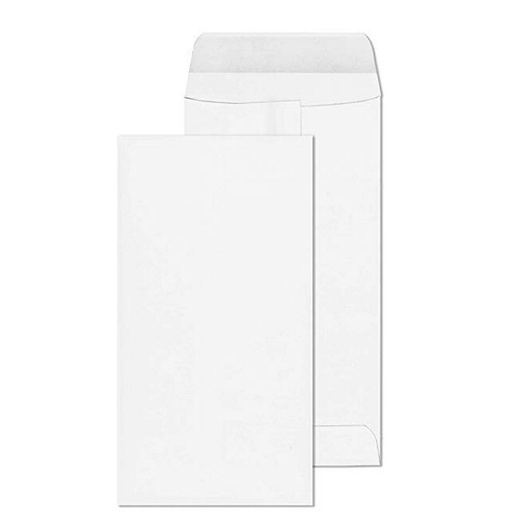 AUTOSEAL 80gsm ,9x4 , 115mm x 225mm (DL) , Check size Envelope, (Pack of 500) , White