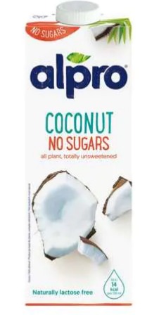 Alpro No Sugar Coconut Drink 1L